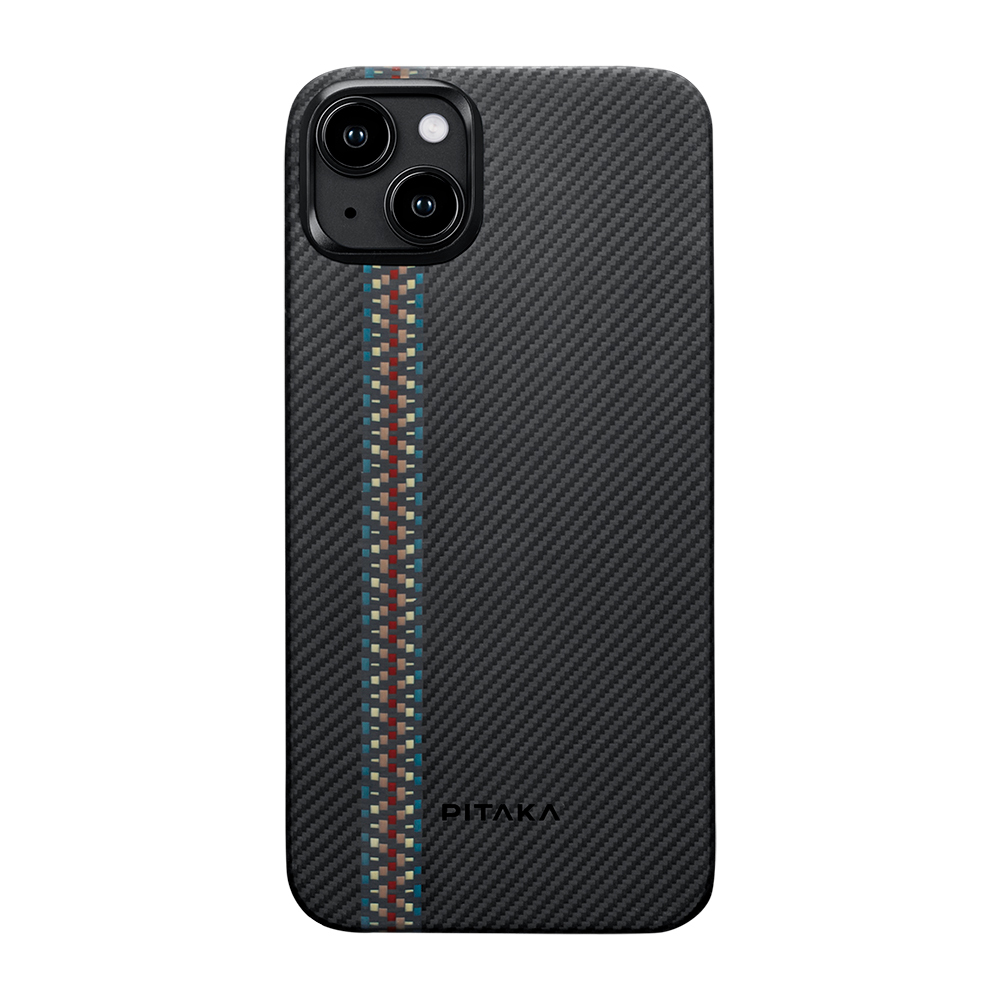 Apple%20iPhone%2015%20Plus%20Kılıf%20Magsafe%20Şarj%20Özellikli%20600D%20Aramid%20Fiber%20Pitaka%20Tactile%20Woven%20Orchestra%20Serisi%20Rhapsody%20Kapak