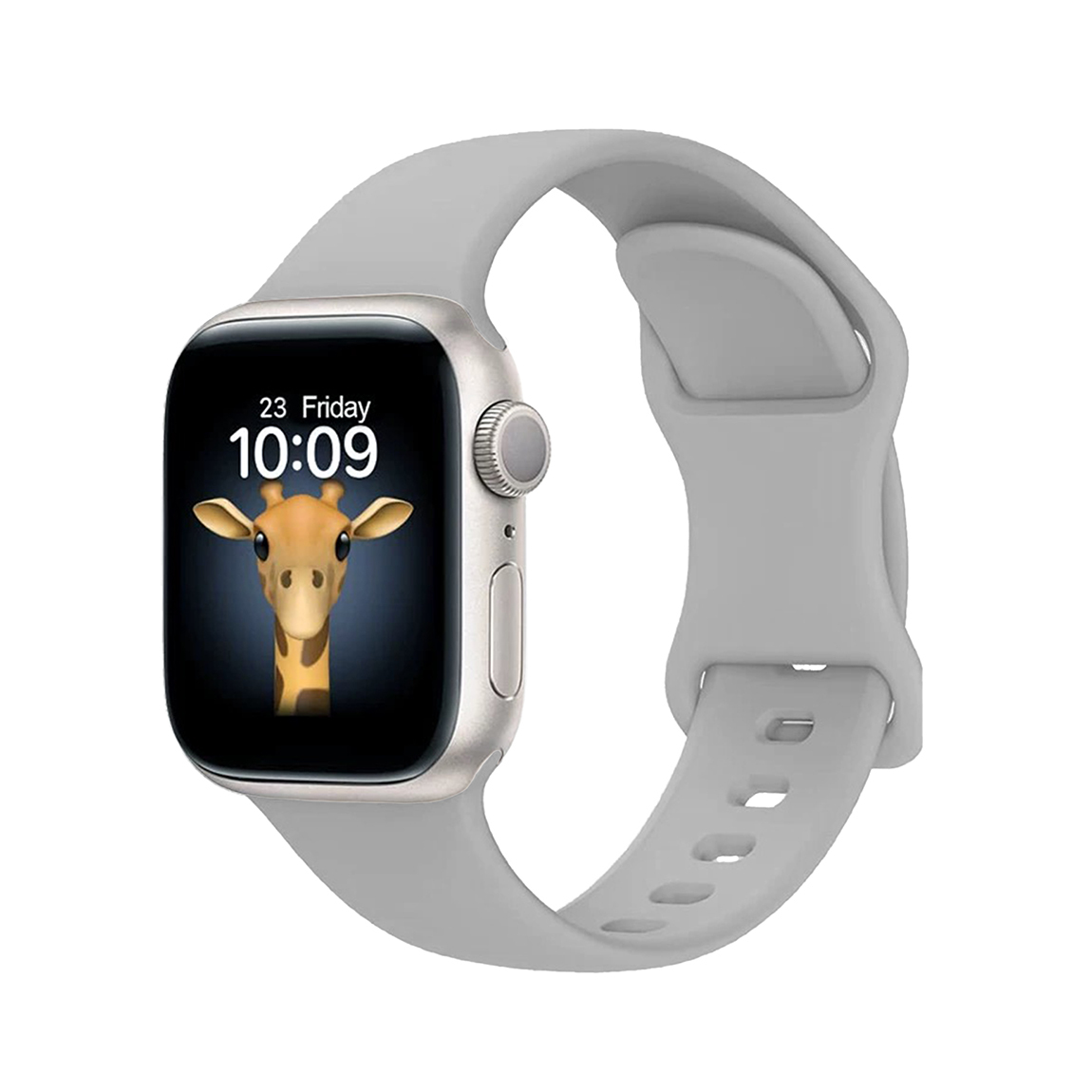 Apple%20Watch%2038mm%20Zore%20KRD-131%20Silikon%20Kordon%20Strap%20Kayış-Gri