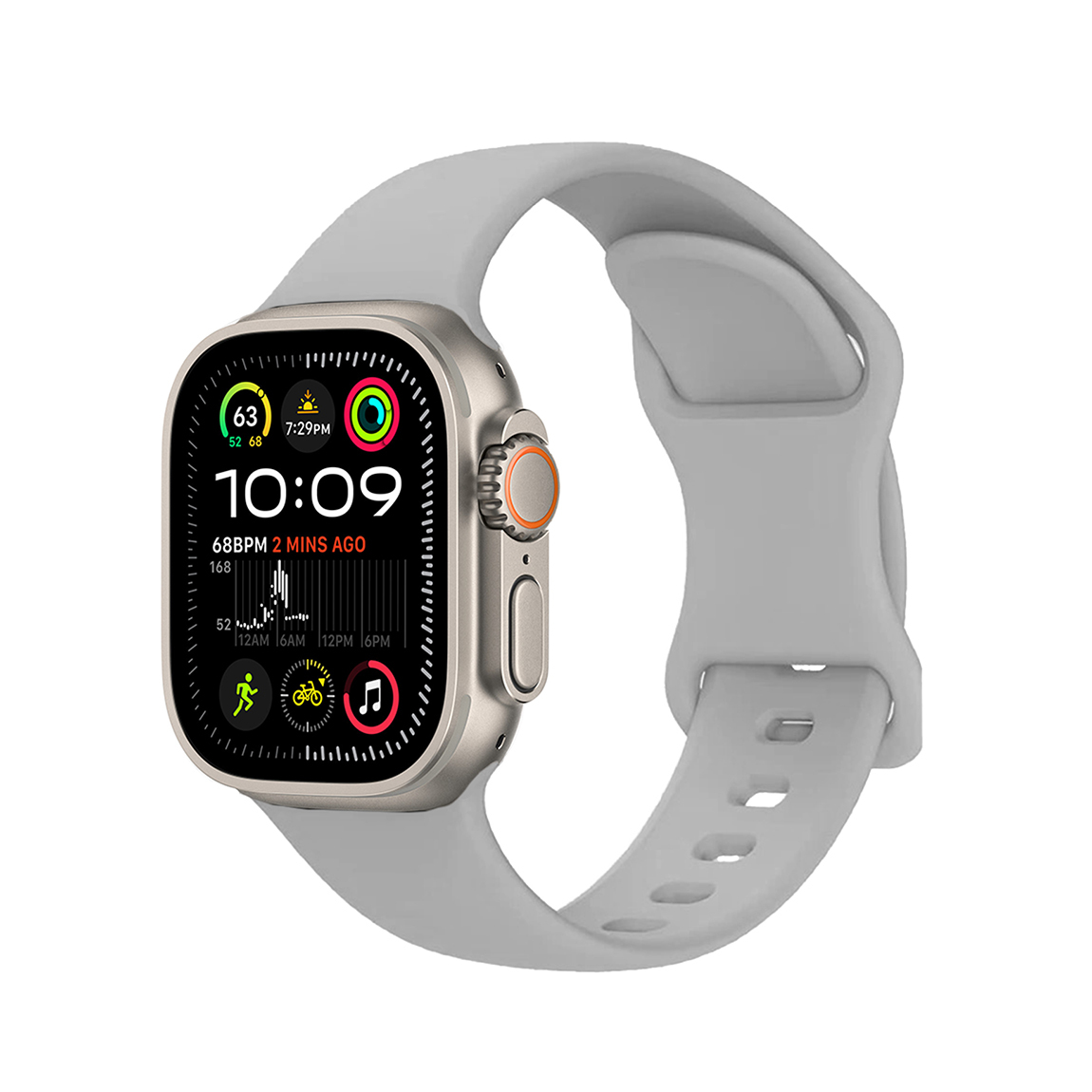 Apple%20Watch%20Ultra%2049mm%20Zore%20KRD-131%20Silikon%20Kordon%20Strap%20Kayış-Gri