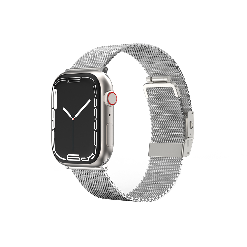 Apple%20Watch%2010%2042mm%20Amazingthing%20Titan%20Metal%20Hasır%20Kordon-Gümüş