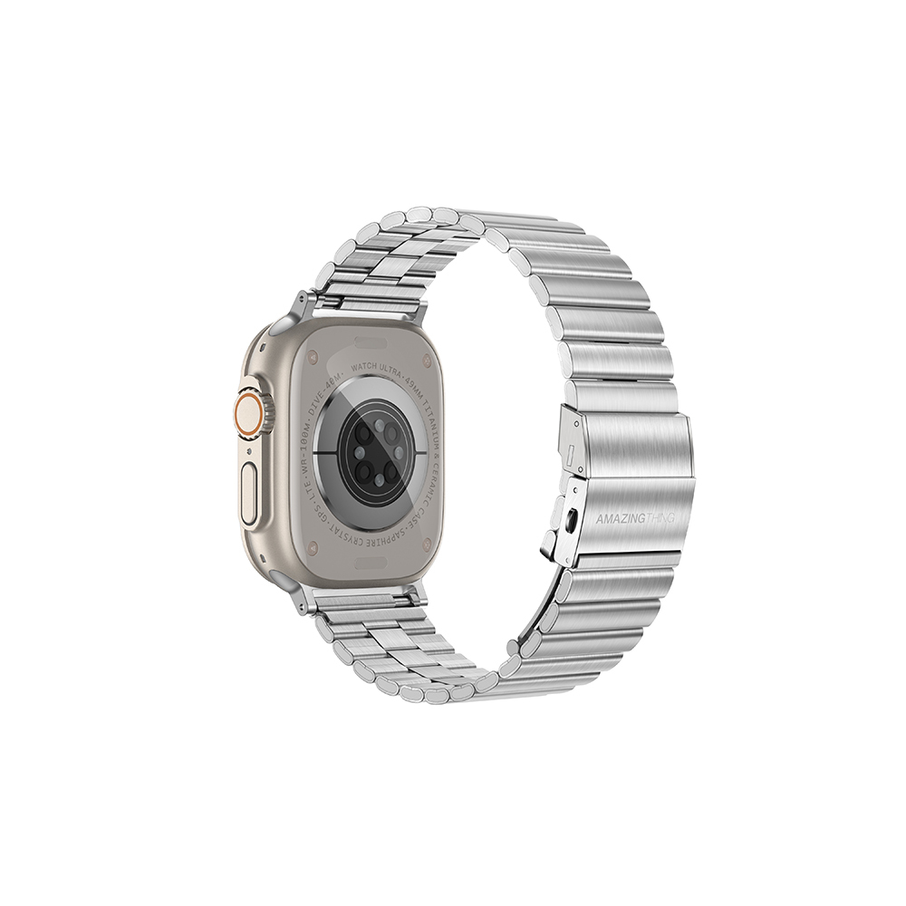 Apple%20Watch%20Ultra%2049mm%20Amazingthing%20Titan%20Steel%20Metal%20Kordon-Gümüş