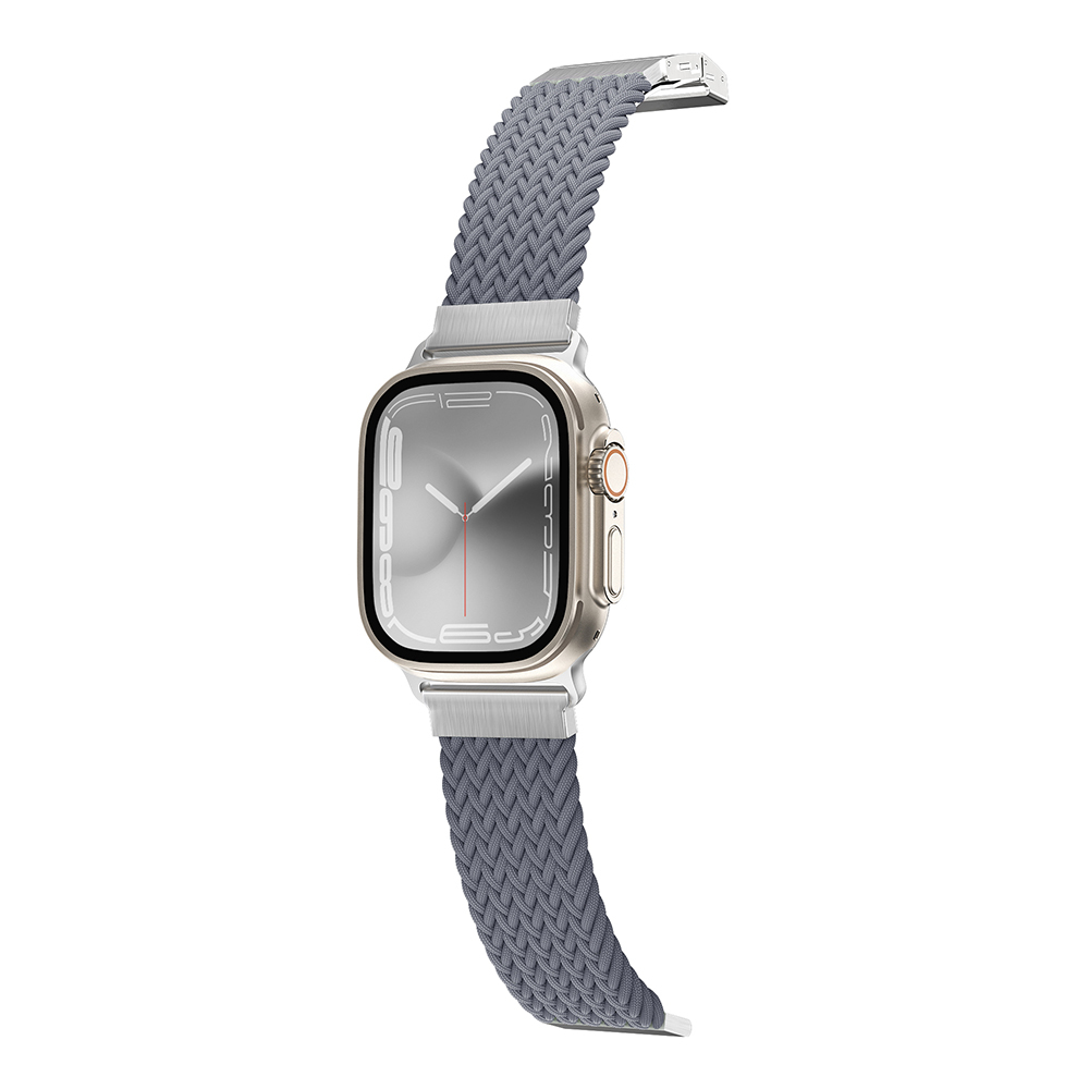 Apple%20Watch%2010%2042mm%20Amazingthing%20Titan%20Weave%202%20Sport%20Örgü%20Kordon-Gri