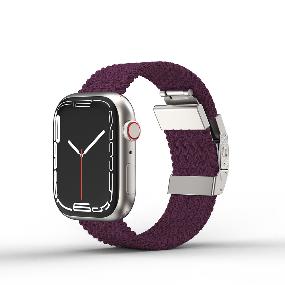 Apple%20Watch%2010%2042mm%20Amazingthing%20Titan%20Weave%20Örgü%20Sport%20Kordon-Mor