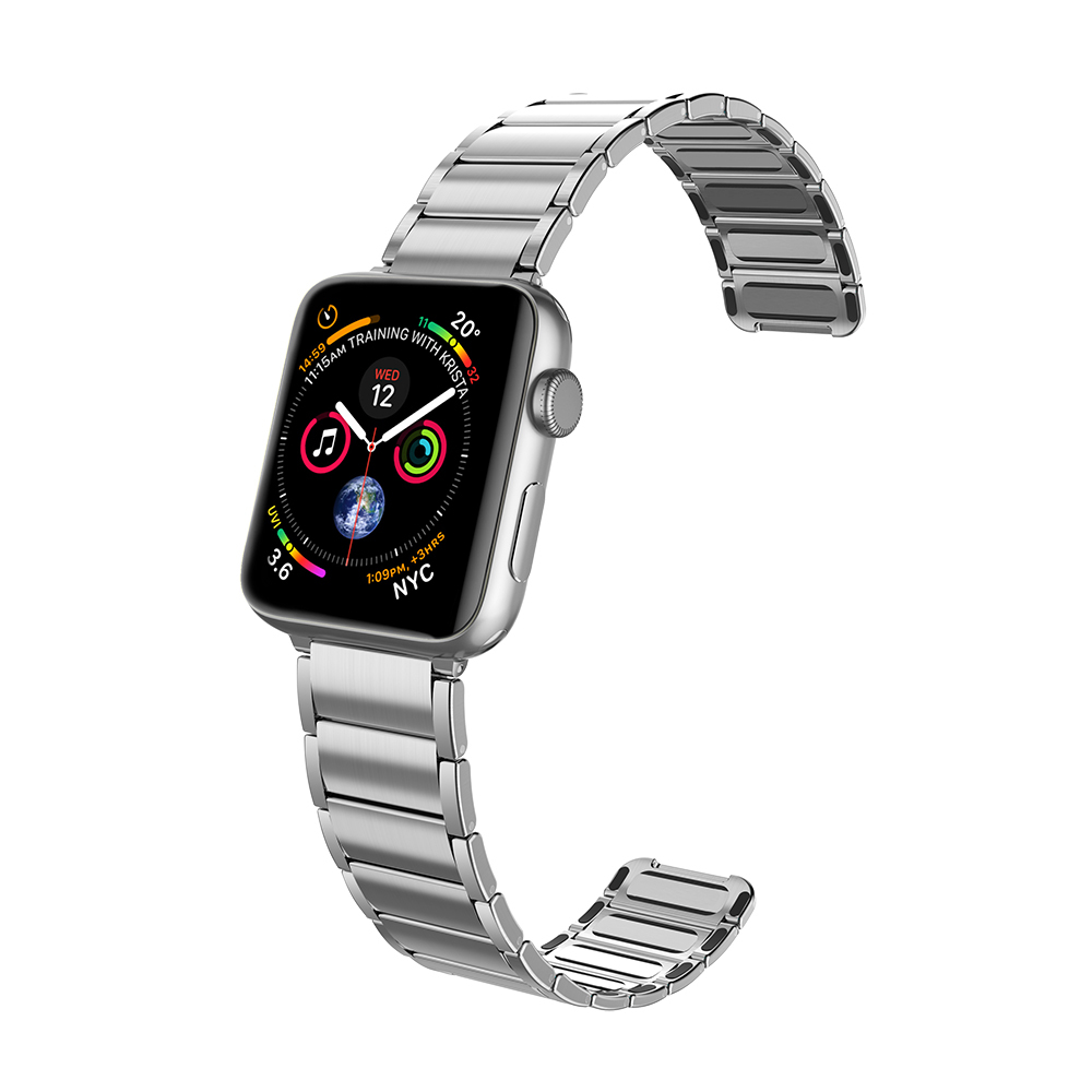 Apple%20Watch%2010%2042mm%20Raptic%20Classic%20Serisi%20Magnetik%20Metal%20Kordon-Gümüş