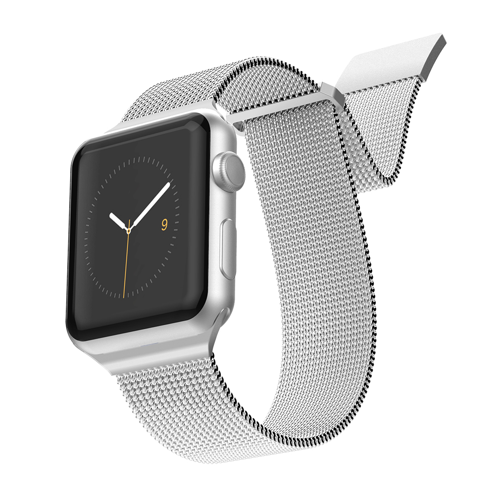 Apple%20Watch%2038mm%20Raptic%20Mesh%20Band%20Serisi%20Metal%20Hasır%20Kordon