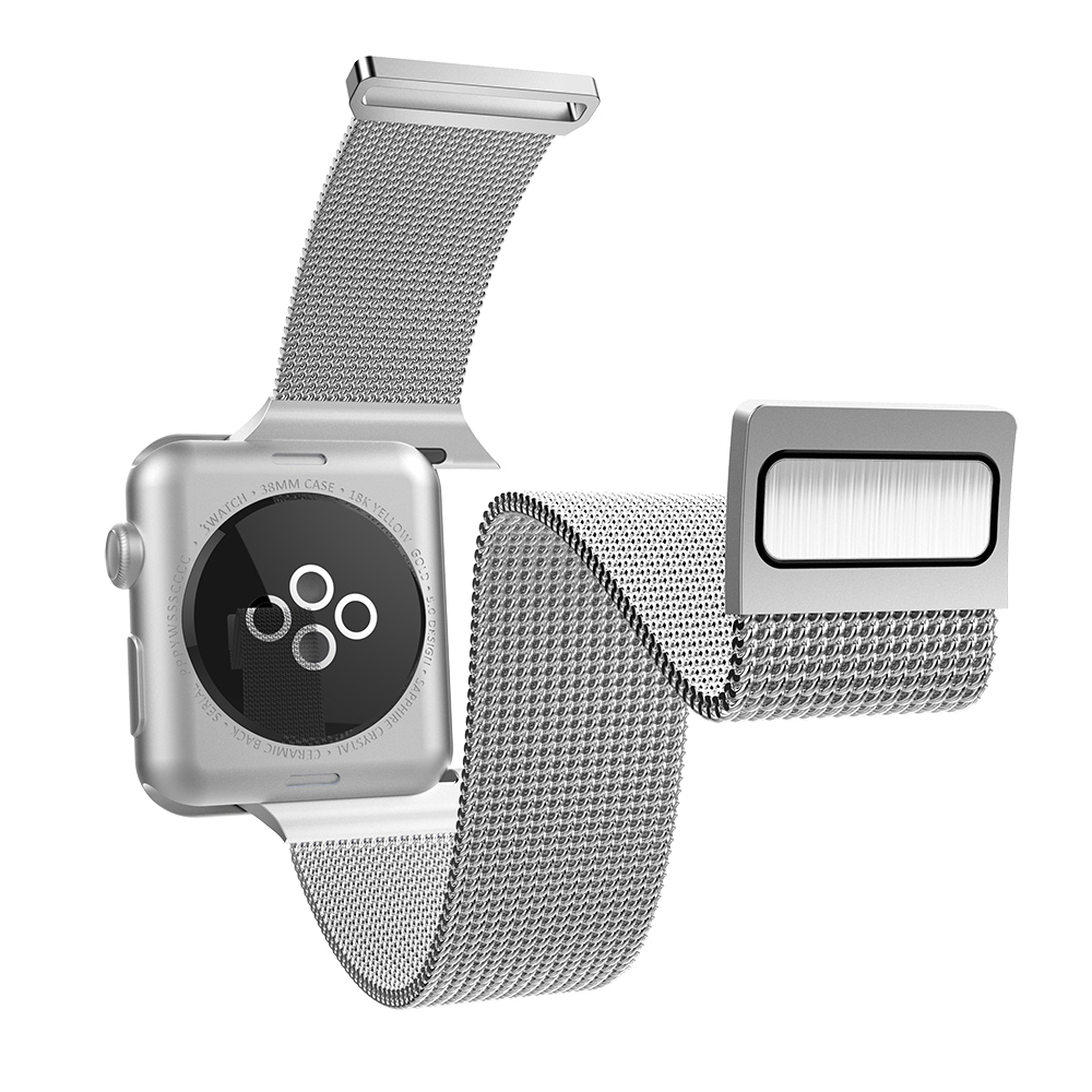 Apple%20Watch%2038mm%20Raptic%20Mesh%20Band%20Serisi%20Metal%20Hasır%20Kordon