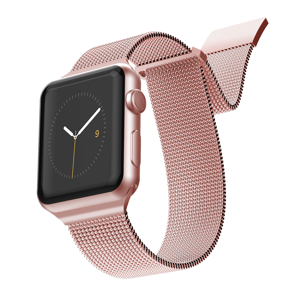 Apple%20Watch%2042mm%20Raptic%20Mesh%20Band%20Serisi%20Metal%20Hasır%20Kordon