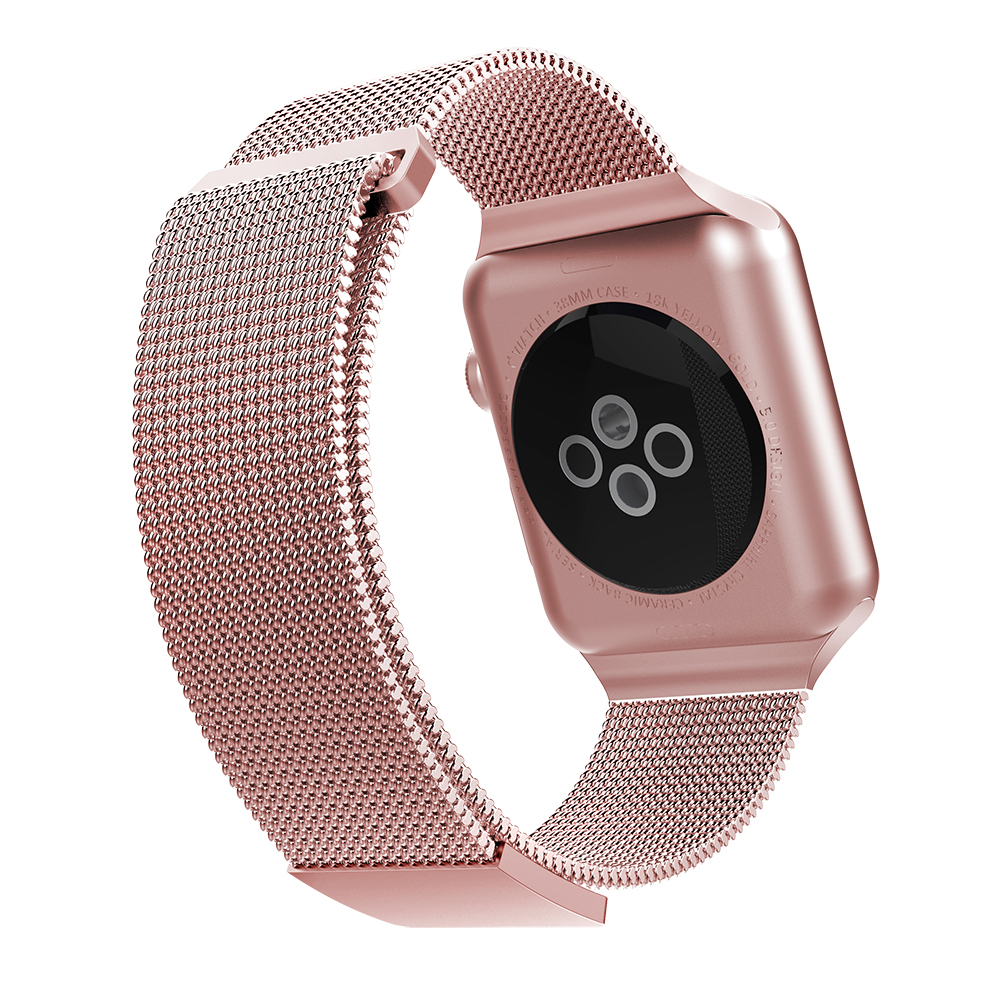 Apple%20Watch%2042mm%20Raptic%20Mesh%20Band%20Serisi%20Metal%20Hasır%20Kordon-Rose%20gold