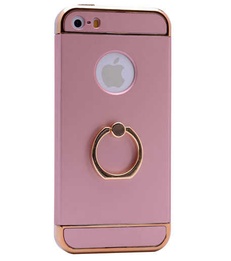 Apple%20iPhone%207%20Kılıf%20Zore%203%20Parçalı%20Yüzüklü%20Rubber%20Kapak-Rose%20gold