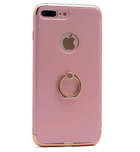 Apple%20iPhone%207%20Plus%20Kılıf%20Zore%203%20Parçalı%20Yüzüklü%20Rubber%20Kapak-Rose%20gold