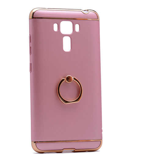 Asus%20Zenfone%203%20Laser%20ZC551KL%20Kılıf%20Zore%203%20Parçalı%20Yüzüklü%20Rubber%20Kapak-Rose%20gold