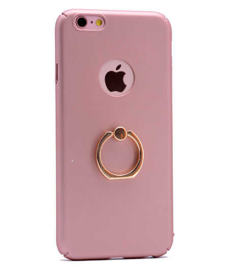 Apple%20iPhone%205%20Kılıf%20Zore%20Yüzüklü%20Rubber%20Kapak-Rose%20gold