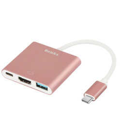 Benks%20U19%20Type-C%20to%203%20in%201%20Adaptör%20(Usb%203.0+HDMI+Type-c)