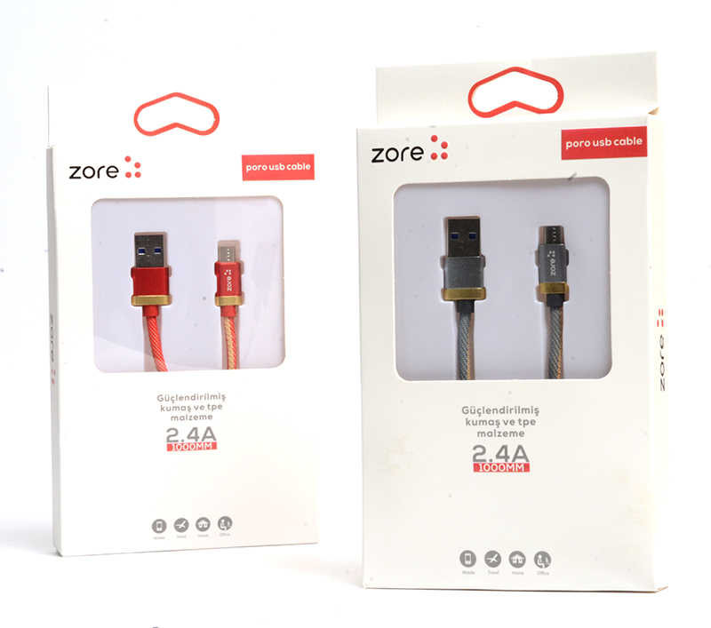 Zore%20Poro%20Micro%20Usb%20Kablo%201M