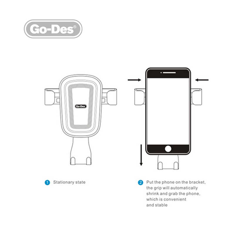 Go%20Des%20GD-HD629%20Araç%20Telefon%20Tutucu