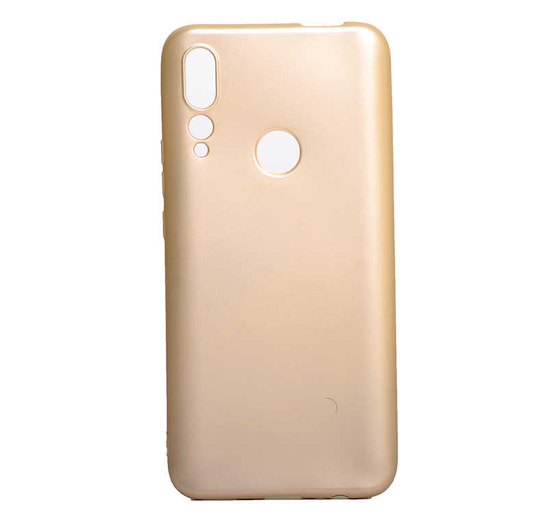 Huawei%20Y9%20Prime%202019%20Kılıf%20Zore%20Premier%20Silikon%20Kapak-Gold