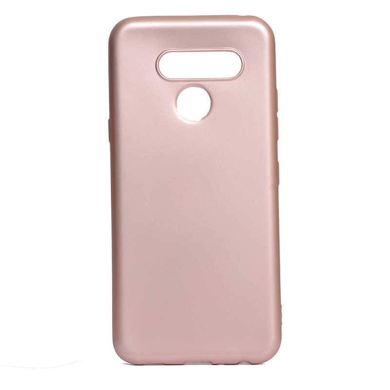 LG%20Q60%20Kılıf%20Zore%20Premier%20Silikon%20Kapak-Rose%20gold